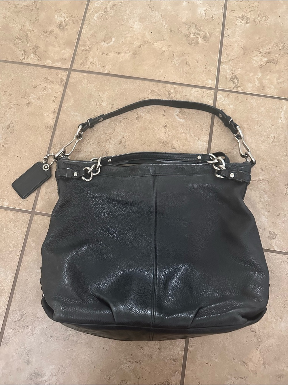 BLACK COACH BROOKE HOBO BAG
